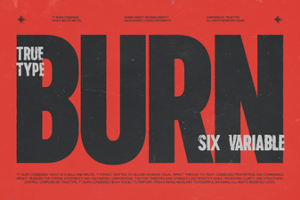 Trt Burn Font: Bold Display Typography for Creative Projects