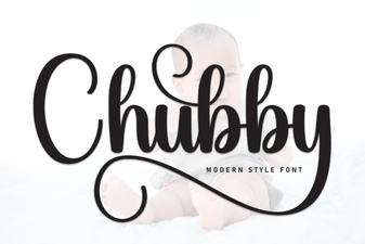 Chubby Font Free Download – Playful Script Typeface for Creative Projects