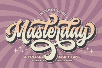 Masterday Font – Elegant Script Font for Creative Designs