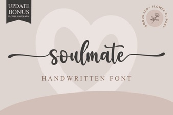 Soulmate Font: Elegant Typography for Romantic Designs